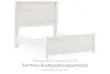 Gerridan - Full Panel Headboard/Footboard - White / Gray