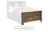 Trinell - Full Panel Footboard - Brown