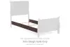 Alisdair - Twin Sleigh Rails - Reddish Brown