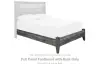 Baystorm - Full Panel Footboard w/Rails - Gray