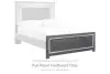 Lodanna - Full Panel Footboard - Gray