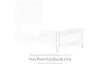 Fortman - Twin Panel Footboard - White