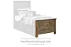 Trinell - Twin Panel Footboard - Brown