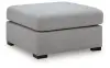 Lakepoint - Oversized Accent Ottoman - Nickel