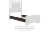 Covetown - Twin/Full Bed Rails - Dark Brown