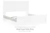 Gerridan - King Panel Rails - White / Gray