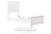 Altyra - Twin Panel Footboard - White