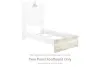 Cambeck - Twin Panel Footboard - Whitewash