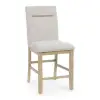 Lasinger - Upholstered Barstool (Set of 2) - Light Brown