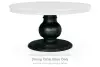 Ridgester - Round Dining Room Table Base - Black