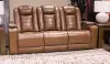 Gruaro - Power Reclining Sofa With Adjustable Headrest - Amber