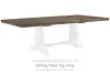Bolanburg - RECT DRM Extension Table Top - Brown / Beige