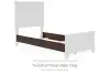 Danabrin - Twin/Full Panel Rails - Brown