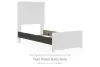 Prendonea - Twin Panel Rails - Charcoal