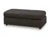 Lentiz - Oversized Accent Ottoman - Onyx