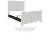 Porter - Queen Panel Rails - Rustic Brown