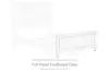 Fortman - Full Panel Footboard - White