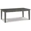 Hallanden - Rectangular Dining Room Butterfly Extension Table - Gray