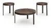 Horizon Hills - Occasional Table Set (Set of 3) - Brown / Black