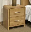 Gramburg - Two Drawer Night Stand - Warm Natural Brown