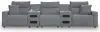 Modmax II - Reclining Sectional - Salt And Pepper