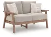 Grover Beach - Loveseat With Cushion - Driftwood
