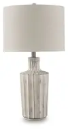 Imre - Poly Table Lamp - Distressed Brown