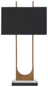 Malana - Metal Table Lamp  - Brass Finish