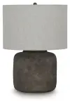 Zandophen - Metal Table Lamp - Antique Gray