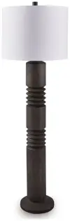 Fainwell - Poly Floor Lamp - Distressed Black