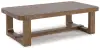 Cabalynn - Rectangular Cocktail Table - Light Brown