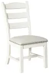 Valebeck - Dining UPH Side Chair (Set of 2) - Beige / White