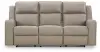 Lavenhorne - Rec Sofa W/Drop Down Table - Pebble