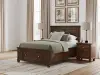 Danabrin - Full Storage Footboard With Roll Slats - Brown