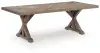 Laguna Heights - Rectangular Dining Table With Umbrella Option - Beige