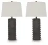 Neilett - Poly Table Lamp (Set of 2) - Antique Brown