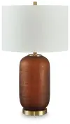 Farberman - Glass Table Lamp - Amber