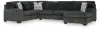 Hollyview - 3-Piece Sectional With Raf Corner Chaise - Shadow
