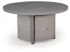 Half Moon Beach - Round Fire Pit Table - Gray