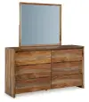 Dressonni - Dresser And Mirror - Brown