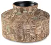 Meltland - Vase - Square - Natural / Black