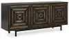 Fair Ridge - Accent Cabinet - Distressed Black
