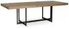 Tomtyn - Rectangular Dining Room Extension Table - Light Brown