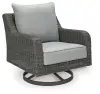 Elite Park - Swivel Lounge w/ Cushion - Gray