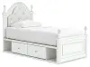 Kozlani - Upholstered Panel Storage Bed