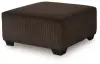 Kimlee - Oversized Accent Ottoman - Chocolate