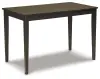 Kimonte - Rectangular Dining Room Table - Dark Brown