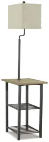 Shianne - Metal Tray Lamp  - Black