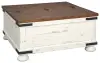 Wystfield - Cocktail Table with Storage - White / Brown