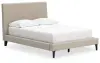 Cielden - Upholstered Bed With Roll Slats